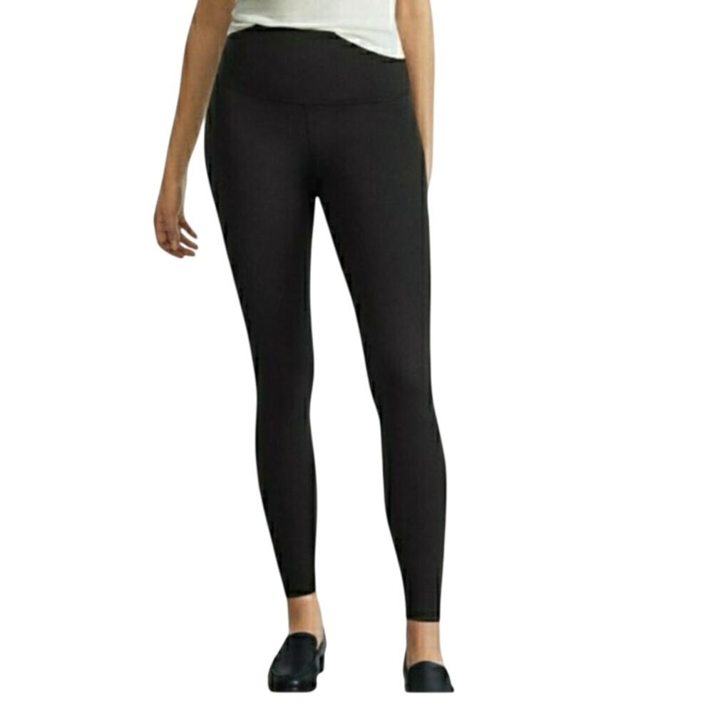 Everlane black renew active high rise ankle length leggings size medium